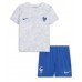 Frankrijk Babykleding Uitshirt Kinderen WK 2022 Korte Mouwen (+ korte broeken)